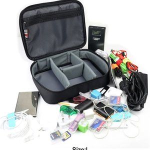 BUBM 12'' Large Double Layer Waterproof Handbag Travel Office Gear Organizer